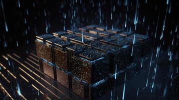 Futuristic technological background3D rendering,3D rendering of abstract technology concept. Futuristic cyberspace background,Abstract 3d rendering of data processing. Futuristic technol photo