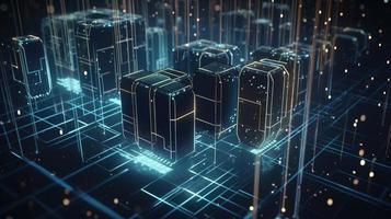 Futuristic technological background3D rendering,3D rendering of abstract technology concept. Futuristic cyberspace background,Abstract 3d rendering of data processing. Futuristic technol photo