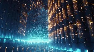 Futuristic technological background3D rendering,3D rendering of abstract technology concept. Futuristic cyberspace background,Abstract 3d rendering of data processing. Futuristic technol photo