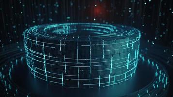 Futuristic technological background3D rendering,3D rendering of abstract technology concept. Futuristic cyberspace background,Abstract 3d rendering of data processing. Futuristic technol photo