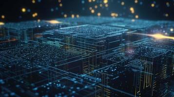 Futuristic technological background3D rendering,3D rendering of abstract technology concept. Futuristic cyberspace background,Abstract 3d rendering of data processing. Futuristic technol photo