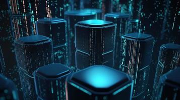 Futuristic technological background3D rendering,3D rendering of abstract technology concept. Futuristic cyberspace background,Abstract 3d rendering of data processing. Futuristic technol photo