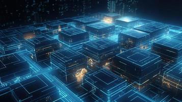 Futuristic technological background3D rendering,3D rendering of abstract technology concept. Futuristic cyberspace background,Abstract 3d rendering of data processing. Futuristic technol photo