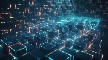 Futuristic technological background3D rendering,3D rendering of abstract technology concept. Futuristic cyberspace background,Abstract 3d rendering of data processing. Futuristic technol photo