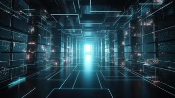 Futuristic technological background3D rendering,3D rendering of abstract technology concept. Futuristic cyberspace background,Abstract 3d rendering of data processing. Futuristic technol photo