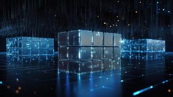 Futuristic technological background3D rendering,3D rendering of abstract technology concept. Futuristic cyberspace background,Abstract 3d rendering of data processing. Futuristic technol photo