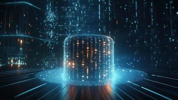 Futuristic technological background3D rendering,3D rendering of abstract technology concept. Futuristic cyberspace background,Abstract 3d rendering of data processing. Futuristic technol photo