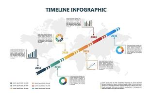 Timeline Infographic Template vector