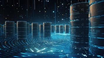 Futuristic technological background3D rendering,3D rendering of abstract technology concept. Futuristic cyberspace background,Abstract 3d rendering of data processing. Futuristic technol photo