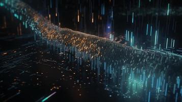 Futuristic technological background3D rendering,3D rendering of abstract technology concept. Futuristic cyberspace background,Abstract 3d rendering of data processing. Futuristic technol photo