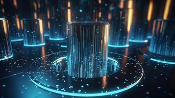 Futuristic technological background3D rendering,3D rendering of abstract technology concept. Futuristic cyberspace background,Abstract 3d rendering of data processing. Futuristic technol photo