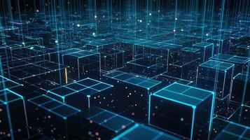 Futuristic technological background3D rendering,3D rendering of abstract technology concept. Futuristic cyberspace background,Abstract 3d rendering of data processing. Futuristic technol photo