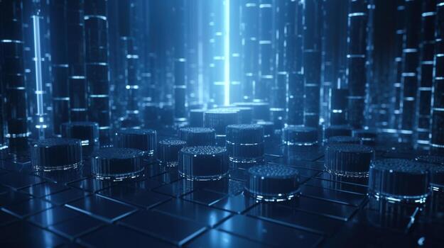 Futuristic technological background3D rendering,3D rendering of abstract technology concept. Futuristic cyberspace background,Abstract 3d rendering of data processing. Futuristic technol photo
