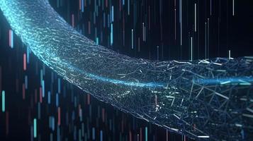 Futuristic technological background3D rendering,3D rendering of abstract technology concept. Futuristic cyberspace background,Abstract 3d rendering of data processing. Futuristic technol photo