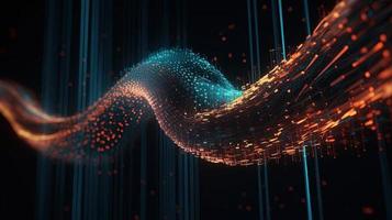 Futuristic technological background3D rendering,3D rendering of abstract technology concept. Futuristic cyberspace background,Abstract 3d rendering of data processing. Futuristic technol photo