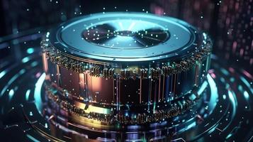 Futuristic technological background3D rendering,3D rendering of abstract technology concept. Futuristic cyberspace background,Abstract 3d rendering of data processing. Futuristic technol photo