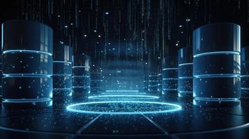 Futuristic technological background3D rendering,3D rendering of abstract technology concept. Futuristic cyberspace background,Abstract 3d rendering of data processing. Futuristic technol photo