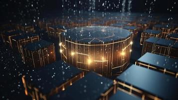 Futuristic technological background3D rendering,3D rendering of abstract technology concept. Futuristic cyberspace background,Abstract 3d rendering of data processing. Futuristic technol photo