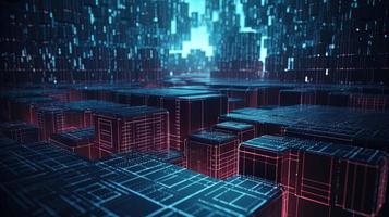Futuristic technological background3D rendering,3D rendering of abstract technology concept. Futuristic cyberspace background,Abstract 3d rendering of data processing. Futuristic technol photo