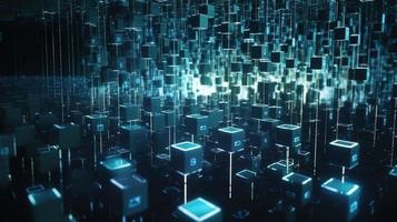 Futuristic technological background3D rendering,3D rendering of abstract technology concept. Futuristic cyberspace background,Abstract 3d rendering of data processing. Futuristic technol photo