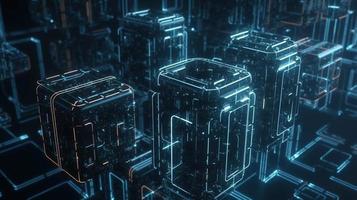 Futuristic technological background3D rendering,3D rendering of abstract technology concept. Futuristic cyberspace background,Abstract 3d rendering of data processing. Futuristic technol photo