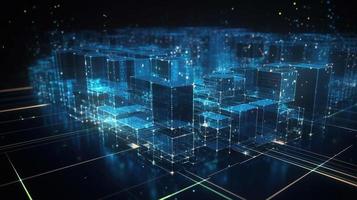 Futuristic technological background3D rendering,3D rendering of abstract technology concept. Futuristic cyberspace background,Abstract 3d rendering of data processing. Futuristic technol photo