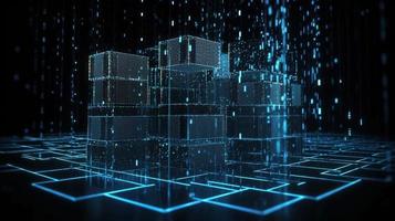 Futuristic technological background3D rendering,3D rendering of abstract technology concept. Futuristic cyberspace background,Abstract 3d rendering of data processing. Futuristic technol photo