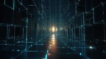 Futuristic technological background3D rendering,3D rendering of abstract technology concept. Futuristic cyberspace background,Abstract 3d rendering of data processing. Futuristic technol photo
