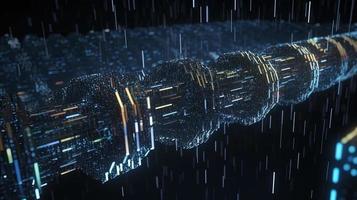 Futuristic technological background3D rendering,3D rendering of abstract technology concept. Futuristic cyberspace background,Abstract 3d rendering of data processing. Futuristic technol photo