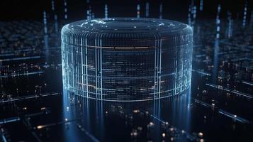 Futuristic technological background3D rendering,3D rendering of abstract technology concept. Futuristic cyberspace background,Abstract 3d rendering of data processing. Futuristic technol photo