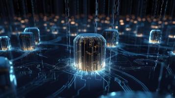 Futuristic technological background3D rendering,3D rendering of abstract technology concept. Futuristic cyberspace background,Abstract 3d rendering of data processing. Futuristic technol photo