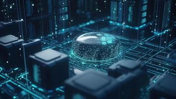 Futuristic technological background3D rendering,3D rendering of abstract technology concept. Futuristic cyberspace background,Abstract 3d rendering of data processing. Futuristic technol photo