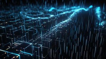 Futuristic technological background3D rendering,3D rendering of abstract technology concept. Futuristic cyberspace background,Abstract 3d rendering of data processing. Futuristic technol photo