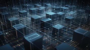 Futuristic technological background3D rendering,3D rendering of abstract technology concept. Futuristic cyberspace background,Abstract 3d rendering of data processing. Futuristic technol photo