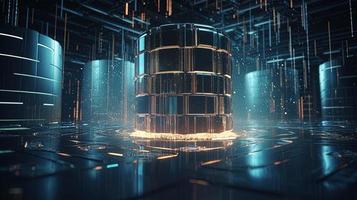 Futuristic technological background3D rendering,3D rendering of abstract technology concept. Futuristic cyberspace background,Abstract 3d rendering of data processing. Futuristic technol photo