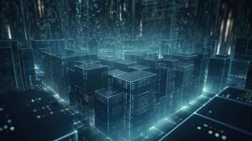 Futuristic technological background3D rendering,3D rendering of abstract technology concept. Futuristic cyberspace background,Abstract 3d rendering of data processing. Futuristic technol photo