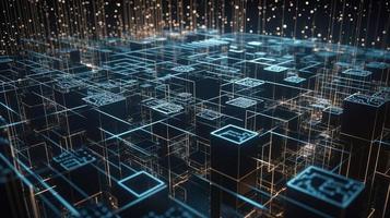 Futuristic technological background3D rendering,3D rendering of abstract technology concept. Futuristic cyberspace background,Abstract 3d rendering of data processing. Futuristic technol photo
