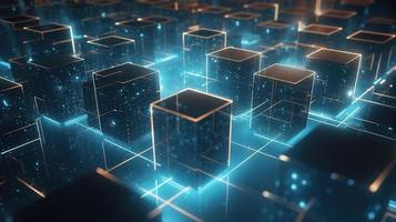 Futuristic technological background3D rendering,3D rendering of abstract technology concept. Futuristic cyberspace background,Abstract 3d rendering of data processing. Futuristic technol photo