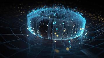 Futuristic technological background3D rendering,3D rendering of abstract technology concept. Futuristic cyberspace background,Abstract 3d rendering of data processing. Futuristic technol photo