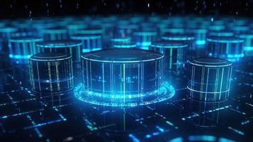Futuristic technological background3D rendering,3D rendering of abstract technology concept. Futuristic cyberspace background,Abstract 3d rendering of data processing. Futuristic technol photo