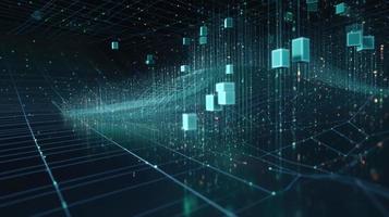 Futuristic technological background3D rendering,3D rendering of abstract technology concept. Futuristic cyberspace background,Abstract 3d rendering of data processing. Futuristic technol photo