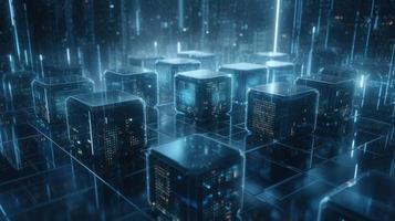 Futuristic technological background3D rendering,3D rendering of abstract technology concept. Futuristic cyberspace background,Abstract 3d rendering of data processing. Futuristic technol photo
