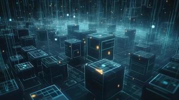Futuristic technological background3D rendering,3D rendering of abstract technology concept. Futuristic cyberspace background,Abstract 3d rendering of data processing. Futuristic technol photo