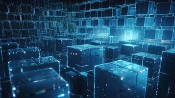 Futuristic technological background3D rendering,3D rendering of abstract technology concept. Futuristic cyberspace background,Abstract 3d rendering of data processing. Futuristic technol photo