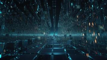 Futuristic technological background3D rendering,3D rendering of abstract technology concept. Futuristic cyberspace background,Abstract 3d rendering of data processing. Futuristic technol photo
