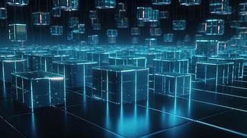 Futuristic technological background3D rendering,3D rendering of abstract technology concept. Futuristic cyberspace background,Abstract 3d rendering of data processing. Futuristic technol photo