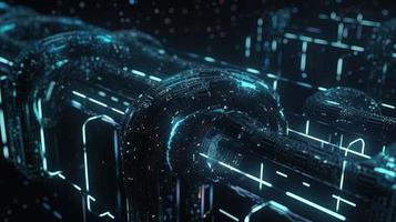 Futuristic technological background3D rendering,3D rendering of abstract technology concept. Futuristic cyberspace background,Abstract 3d rendering of data processing. Futuristic technol photo