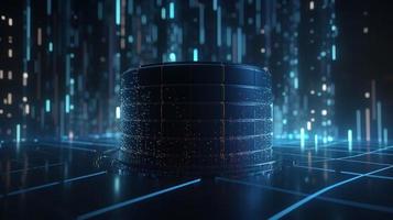 Futuristic technological background3D rendering,3D rendering of abstract technology concept. Futuristic cyberspace background,Abstract 3d rendering of data processing. Futuristic technol photo