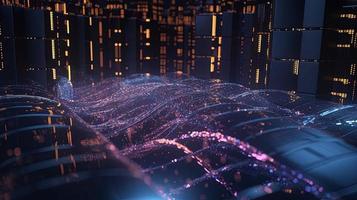 Futuristic technological background3D rendering,3D rendering of abstract technology concept. Futuristic cyberspace background,Abstract 3d rendering of data processing. Futuristic technol photo