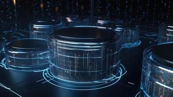 Futuristic technological background3D rendering,3D rendering of abstract technology concept. Futuristic cyberspace background,Abstract 3d rendering of data processing. Futuristic technol photo